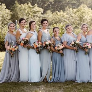 Mumu Silver Sage Kendall Maxi Dress (bridesmaid)